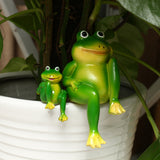 Resin,Sitting,Frogs,Statue,Outdoor,Sculpture,Garden,Decorations,Ornaments