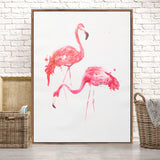 Unframed,Modern,Flamingo,Canvas,Painting,Print,Hanging,Poster,Decorations