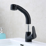 Bathroom,Faucet,Mounted,Basin,Mixer,Faucet,Degree,Rotating,Retractable,Water,Mixer