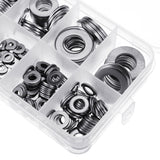 Suleve,MXSW8,400Pcs,Stainless,Steel,Washer,Assortment