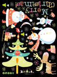 Miico,SK6039,Christmas,Sticker,Cartoon,Stickers,Removbale,Waterproof,Decoration