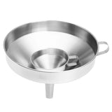 Stainless,Steel,Mouth,Liquid,Water,Funnel,Kitchen,Filter