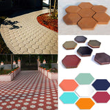 Honeycomb,Hexagon,Maker,Stepping,Stone,Reusable,Paver,Molds,Brick,Mould,Cement,Brick,Garden,Walkway,Pavement