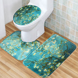 Flower,Waterproof,Shower,Curtain,Waterproof,Polyester,Fabric,Bathroom,Curtains,Hooks