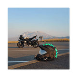 Reflective,Decals,Sticker,Rubber,Helmet,Mohawk,Warhawk,Spikes,Dirtbike,Motorcycle