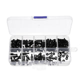 Suleve,M2.5NH1,200Pcs,Nylon,Screw,Screw,Standoff,Spacer,Assortment