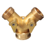 Standard,Brass,Garden,Irrigation,Splitter,Faucet,Manifold,Shape,Adapter,Connector"