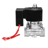 AC220V,Normally,Closed,Stainless,Steel,Energy,Saving,Electric,Solenoid,Valve,Direct,Motion"