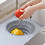 Kitchen,Telescopic,Multifunctional,Thick,Plastic,Chopping,Board,Drain,Storage,Basket