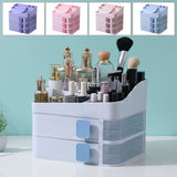 Combination,Cosmetic,Stacking,Storage,Dressing,Table,Shelf,Dresser,Desktop,Organizer