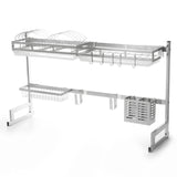 Stainless,Steel,Kitchen,Drying,Drainer,Storage,Shelf,Utensil,Holder,Plate,Cupboard,Storage