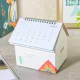 Calendar,Folding,House,Desktop,Table,Paper,Storage,Daily,Organizer