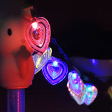 KCASA,Gardening,20LED,Solar,Panel,Light,Heart,Holiday,Christmas,Wedding,Decoration