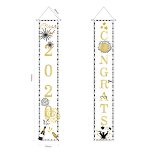 Graduation,Porch,Graduats,Hanging,Banner,Cloth,Plaques,Signs,30x180CM,Decorations