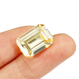 Gentle,Yellow,Gemstone,Zircon,11.50ct,10x14mm,Rectangle,Jewelry,Decorations