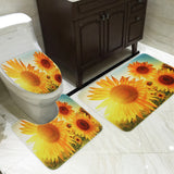 Waterproof,Shower,Curtain,Bathroom,Toilet,Cover,Sunflower,Summer,Feeling,Decor