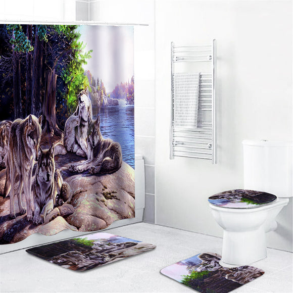 Waterproof,Shower,Curtain,Bathroom,Toilet,Cover,Pedestal