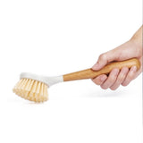 Brush,Bamboo,Handle,Dishes,Cleaner,Cleaning,Brushes,Kitchen,Cleaning