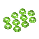 Suleve,M4AN6,10Pcs,Screw,Gasket,Washer,Aluminum,Alloy,Multicolor,Optional