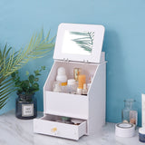 White,Cosmetic,Storage,Cover,Mirror,Medium