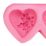 Double,Heart,Shape,Silicone,Mould,Creative,Baking,Kitchen,Accessories