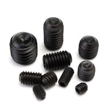 200pcs,Socket,Screws,Assortment,Black,Grade,Alloy,Steel