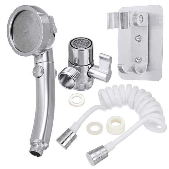 Upgrade,Third,Handheld,Water,Saving,Shower,Faucet,Extend,Shower,Pressure