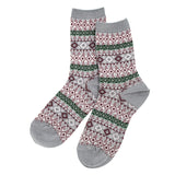 Women,Breathable,Cotton,Ethnic,Jacquard,Middle,Socks