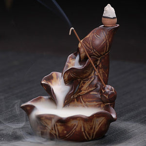 Waterfall,Backflow,Ceramic,Incense,Burner,Holder,Censer,Buddhist