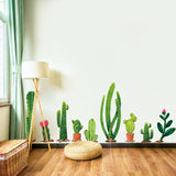 Miico,Creative,Cartoon,Cactus,Removable,Decorative,Decor,Sticker