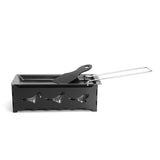 Black,Rectangular,Cheese,Raclette,Grill,Bakeware