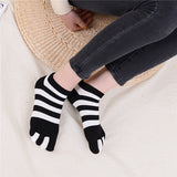 Women,Cotton,Color,Socks,Stripes,Comfortable,Socks