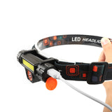 XANES,Dimming,Headlamp,Waterproof,Outdoor,Camping,Hiking,Bicycle,Cycling,Fishing,Light