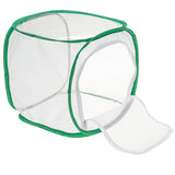 Green,Collapsible,Insect,Habitat,Butterfly,Transparent,Surface,Portable,Zipper,Plant,Breeding,Storage,Basket