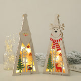 Festival,Wooden,Christmas,Light,Display,Ornament,Christmas,Table,Decorations