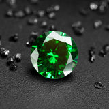 3.15ct,Natural,Mined,Green,Emerald,Round,Loose,Gemstone,Jewelry,Decorations