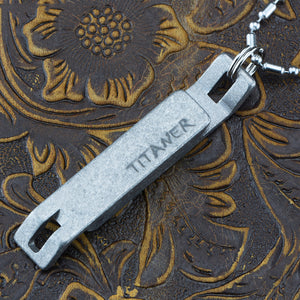 TITANER,Titanium,Alloy,Corkscrew,Multifunctional,Tools,Opener,Camping,Hunting,Survival,Tools