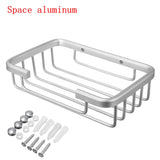 Space,Aluminum,Square,Multifunctional,Bathroom,Space,Saver,Storage,1Inches