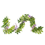 Wisteria,Garland,Artificial,Flowers,Bunch,Wedding,Hanging,Decorations