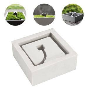 Silicone,Concrete,Flower,Planter,Cement,Mould,Garden,Decorations