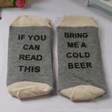 Socks,Funny,White,Words,Printed,Socks