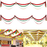 Christmas,Decorations,Ribbons,Festival,Ceiling,Decoration,Banner,Balls,Bells