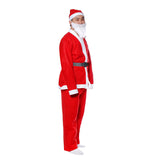 Loskii,Christmas,Santa,Claus,Costume,Adult,Cosplay,Christmas,Beard,Pants