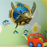 Miico,Creative,Stickers,Decor,Mural,Removable,Turtle,Decor,Sticker