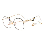 Universal,Women,Large,Frame,Optical,Glasses,Hanging,Chain