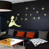 Dandelion,Stars,Fluorescent,Luminous,Paste,Stickers,Night,Light,Living,Decor,Sticker