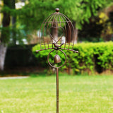 Waterproof,Retro,Birds,Shape,Stake,Chime,Welcoming,Frame,Stand,Balcony,Landscape,Outdoor,Garden,Decorations