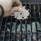 Portable,Stainless,Steel,Grill,Scraper,Eagle,Cleaning,Blade,Grill,Scraper,Letters,Accessories