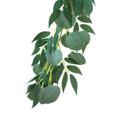 Artificial,Silver,Dollar,Eucalyptus,Garland,Greenery,Willow,Wedding,Garden,Decorations