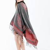 Artificial,Cashmere,130*150CM,Women,Winter,Vintage,Ethnic,Style,Scarf,Shawl,Tassel